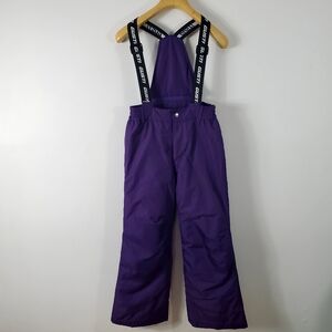 NWOT-Gusti Purple Kids Overalls Snow Pants Size 10 years
